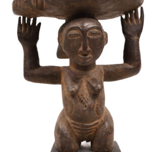 Stool - Wood - Luba - DR Congo