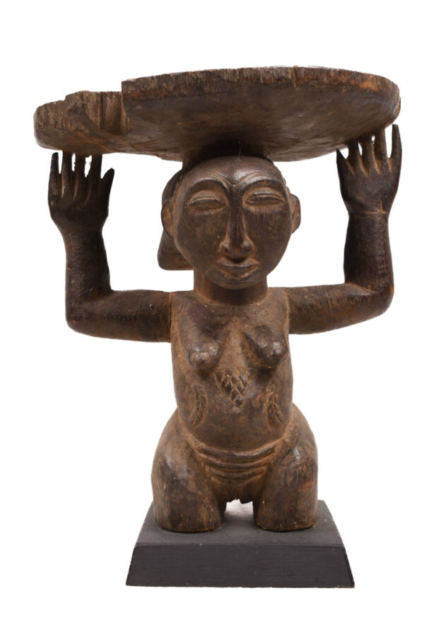 Stool - Wood - Luba - DR Congo