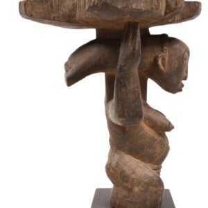 Stool - Wood - Luba - DR Congo