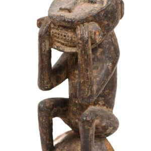 Monkey figure - Wood - Baule - Ivory Coast