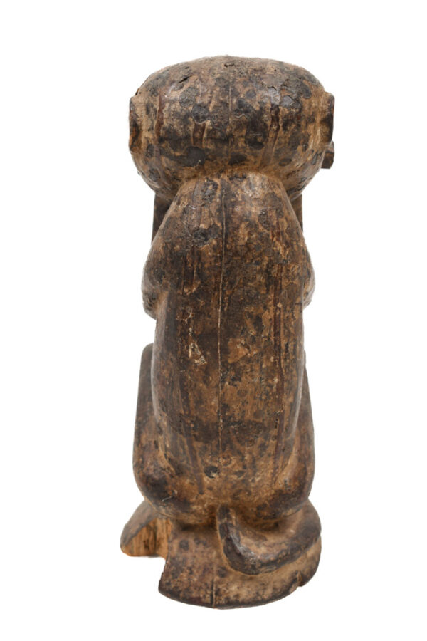Monkey figure - Wood - Baule - Ivory Coast