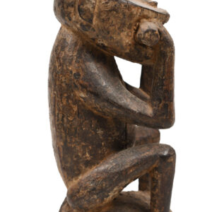 Monkey figure - Wood - Baule - Ivory Coast