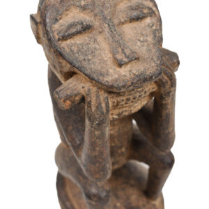 Monkey figure - Wood - Baule - Ivory Coast