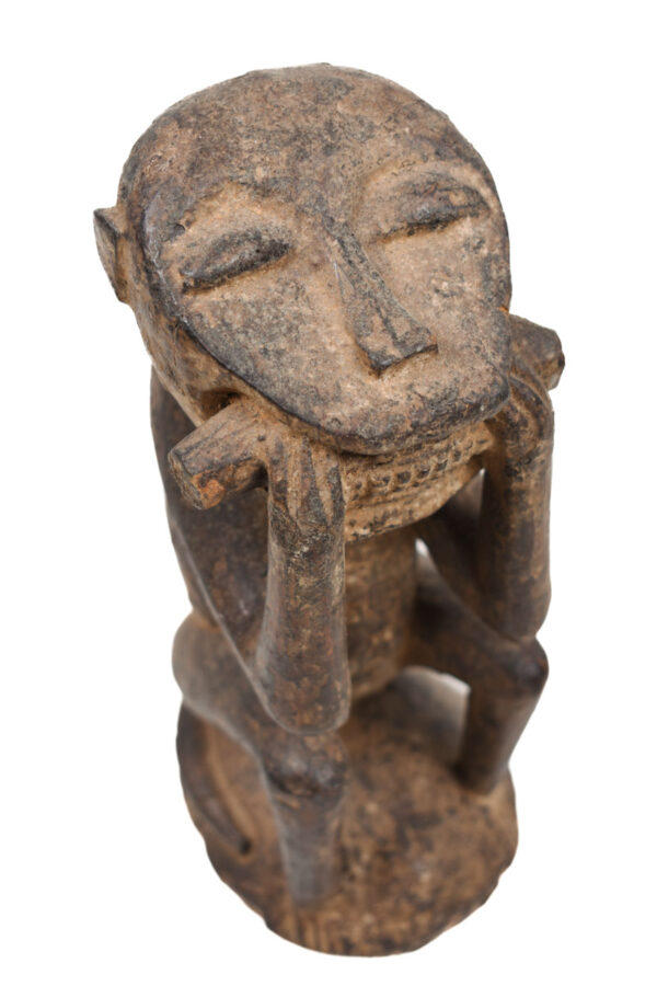 Monkey figure - Wood - Baule - Ivory Coast