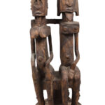 Seated couple - Wood - Dogon - Mali