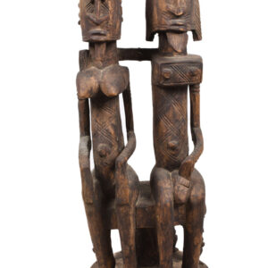 Seated couple - Wood - Dogon - Mali