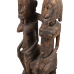 Seated couple - Wood - Dogon - Mali