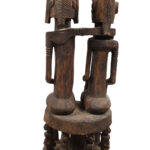Seated couple - Wood - Dogon - Mali