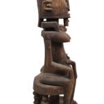 Seated couple - Wood - Dogon - Mali