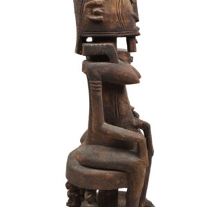 Seated couple - Wood - Dogon - Mali