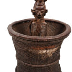 Divination Bowl - Wood, Rattan - Yaka - Congo