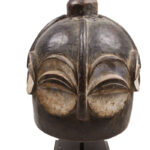 Helmet mask - Wood - Kwele - Gabon