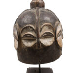 Helmet mask - Wood - Kwele - Gabon