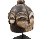 Helmet mask - Wood - Kwele - Gabon
