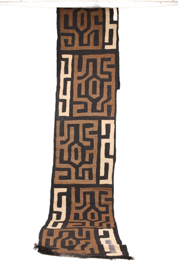 Textile - Cloth - Shoowa-Kuba - DR Congo 300 cm