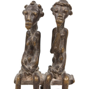 Ancestor couple - Bronze - Dogon - Mali