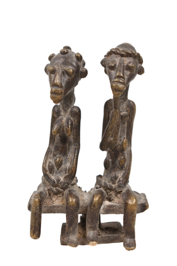 Ancestor couple - Bronze - Dogon - Mali