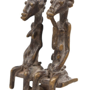 Ancestor couple - Bronze - Dogon - Mali