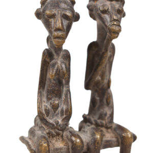 Ancestor couple - Bronze - Dogon - Mali