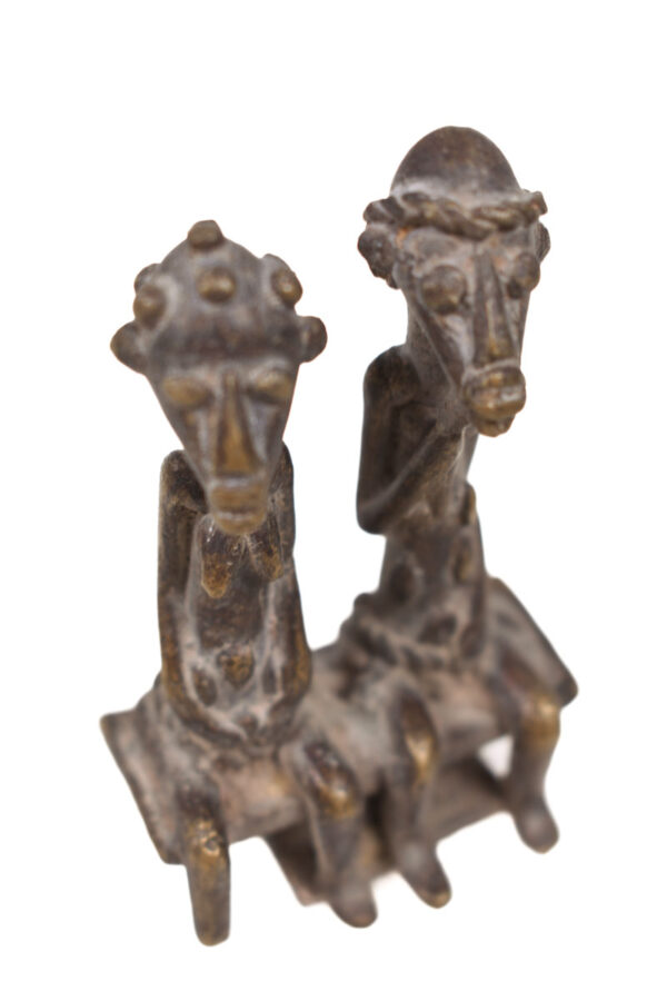 Ancestor couple - Bronze - Dogon - Mali