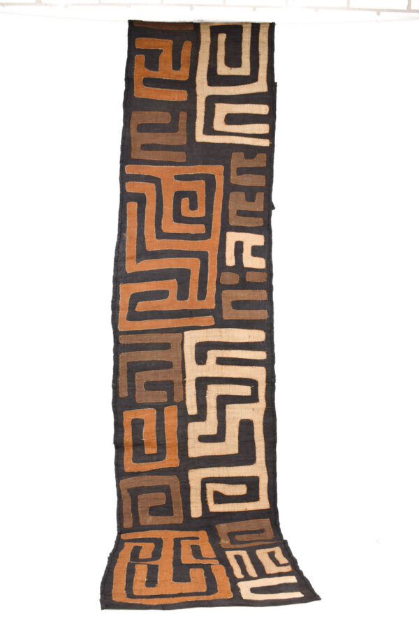 Textile - Cloth - Shoowa-Kuba - DR Congo 280 cm