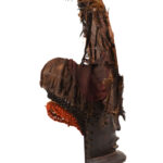 Chihongo Mask - Feathers, Wood - Chokwe - DR Congo