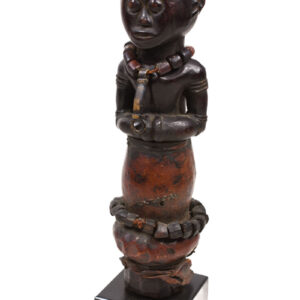 Ancestor Figure - Wood, Leather, Beads - Pare - Tanzania