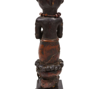 Ancestor Figure - Wood, Leather, Beads - Pare - Tanzania