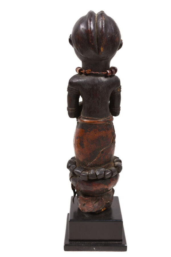 Ancestor Figure - Wood, Leather, Beads - Pare - Tanzania