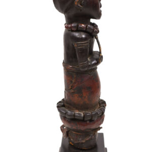 Ancestor Figure - Wood, Leather, Beads - Pare - Tanzania