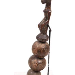 Rattle - Wood - Luba - DR Congo