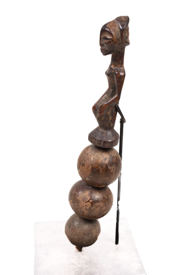 Rattle - Wood - Luba - DR Congo