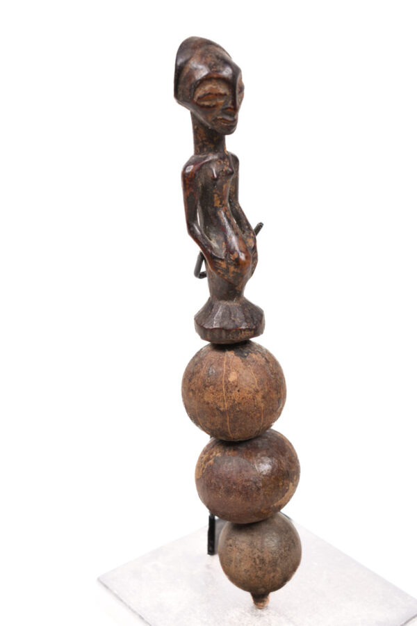 Rattle - Wood - Luba - DR Congo