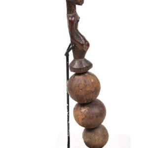Rattle - Wood - Luba - DR Congo