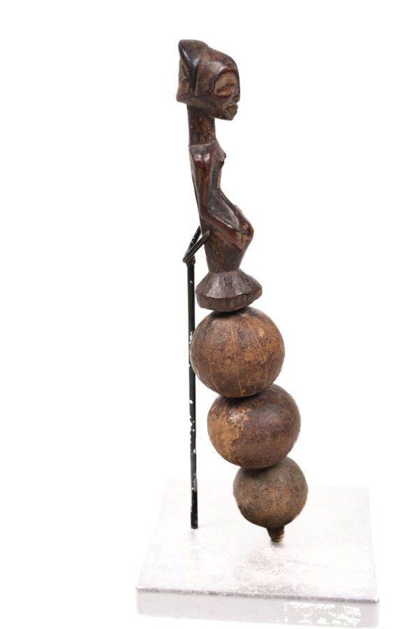 Rattle - Wood - Luba - DR Congo