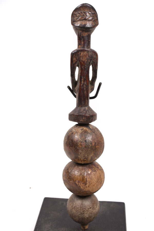 Rattle - Wood - Luba - DR Congo