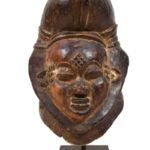 Initiation mask - Wood - Punu - Gabon