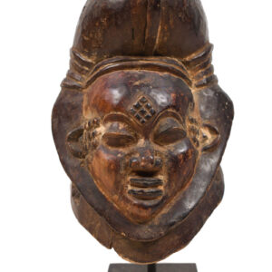 Initiation mask - Wood - Punu - Gabon