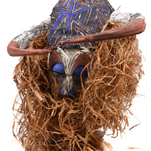 Kakunga mask - Textile, Wood - Yaka - Congo