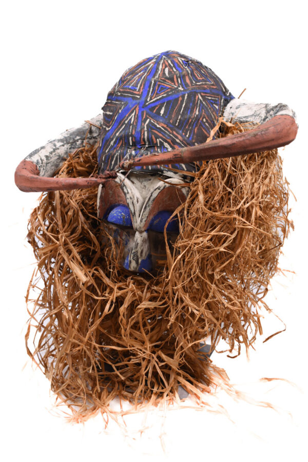Kakunga mask - Textile, Wood - Yaka - Congo