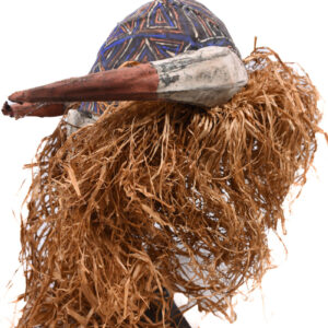 Kakunga mask - Textile, Wood - Yaka - Congo
