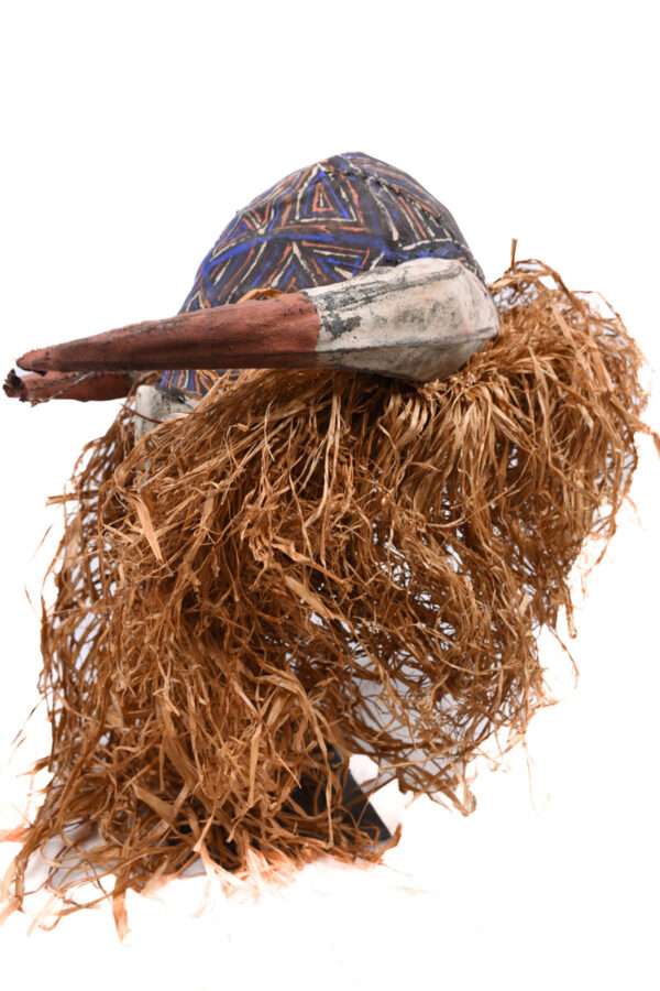 Kakunga mask - Textile, Wood - Yaka - Congo