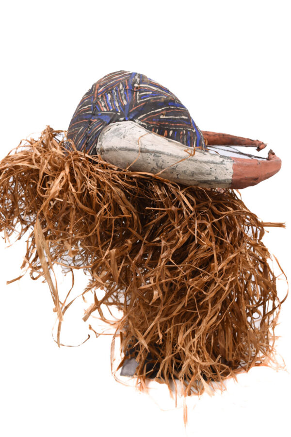 Kakunga mask - Textile, Wood - Yaka - Congo