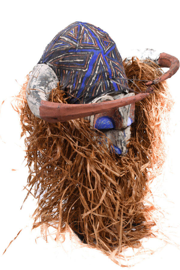 Kakunga mask - Textile, Wood - Yaka - Congo