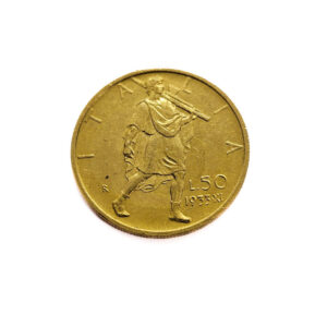Italy 50 Lire 1933 Vittorio Emanuele II