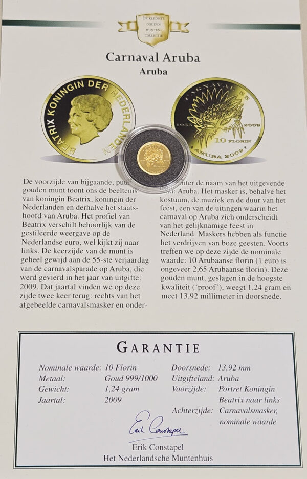 Aruba 10 Florin 2009 Carnaval - Beatrix