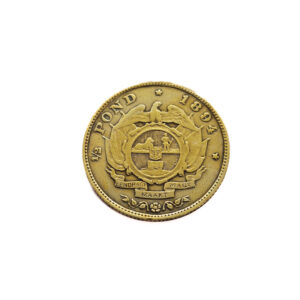 South-Africa 1/2 Pound 1894 Johannes Paulus Kruger