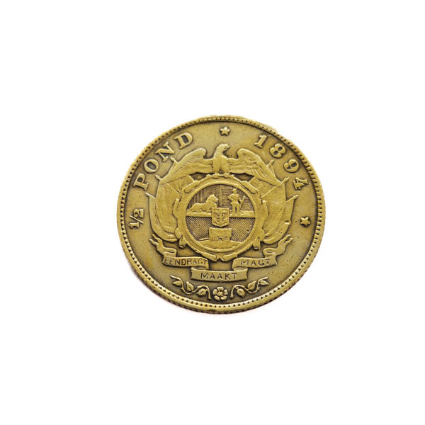 South-Africa 1/2 Pound 1894 Johannes Paulus Kruger