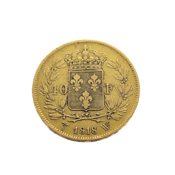 France 20 Francs 1818-W Louis XVIII