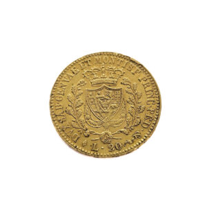 Italy, Sardinia 20 Lire 1822 Carlo Felice